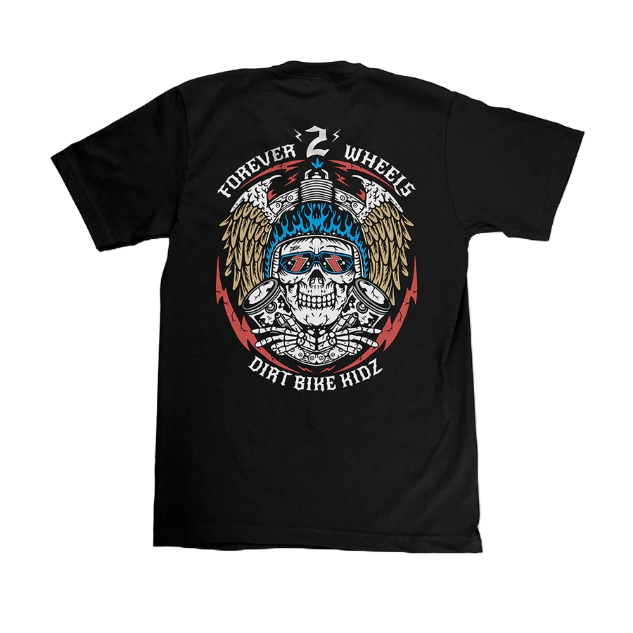 Forever Two Wheels Adult Tee