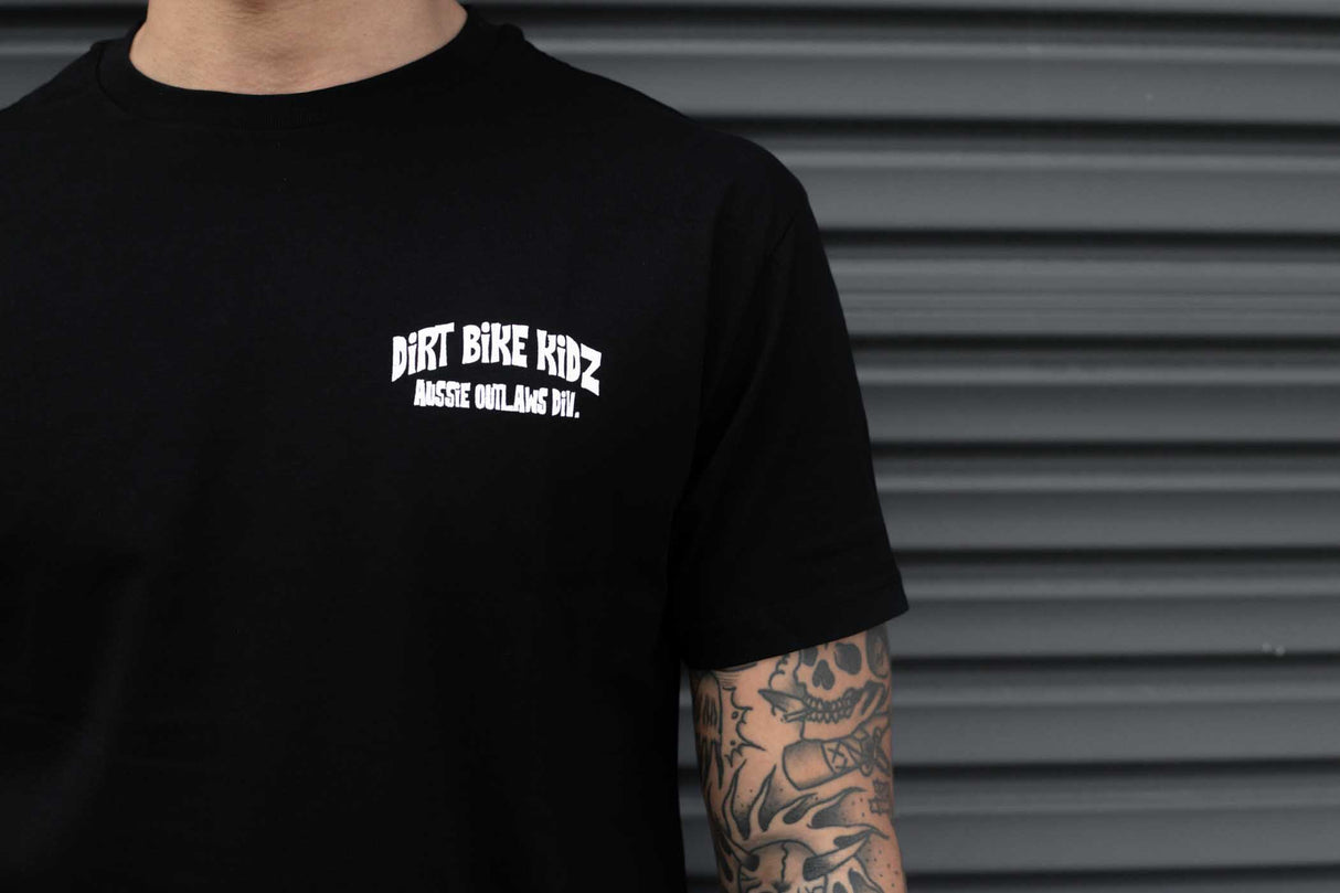 DBK Ned Kelly Wheelie Adult Tee