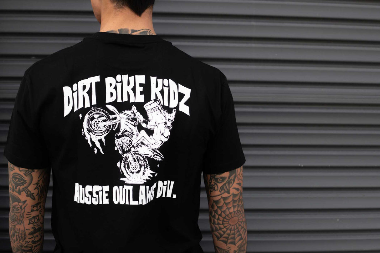 DBK Ned Kelly Wheelie Adult Tee