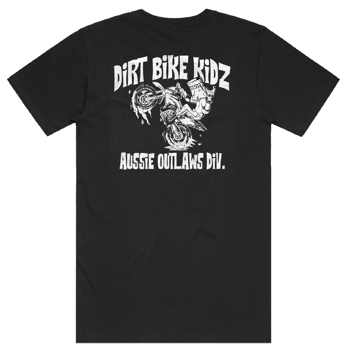 DBK Ned Kelly Wheelie Adult Tee