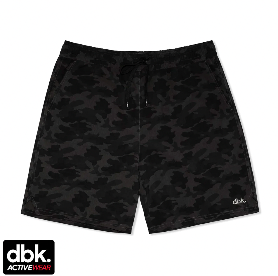 DBK TRAINER SHORTS - BLACK CAMO – Dirt Bike Kidz Aus